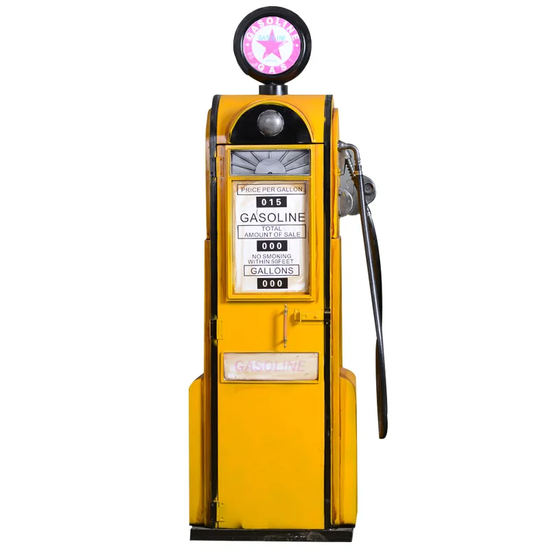 Vintage American model gas tanker clothing store bar coffee shop decorated with american-style furniture