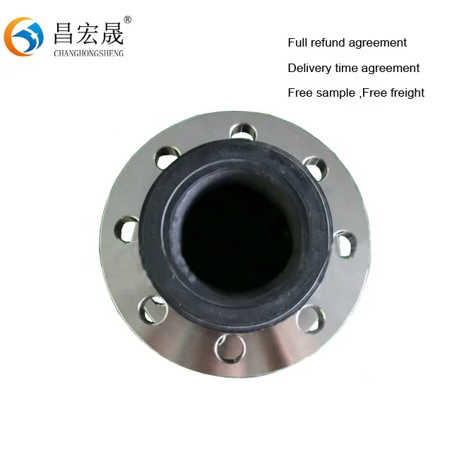 Equal Forged  Galvanized Flange Pipe Fitting twin sphere rubber expansion joint