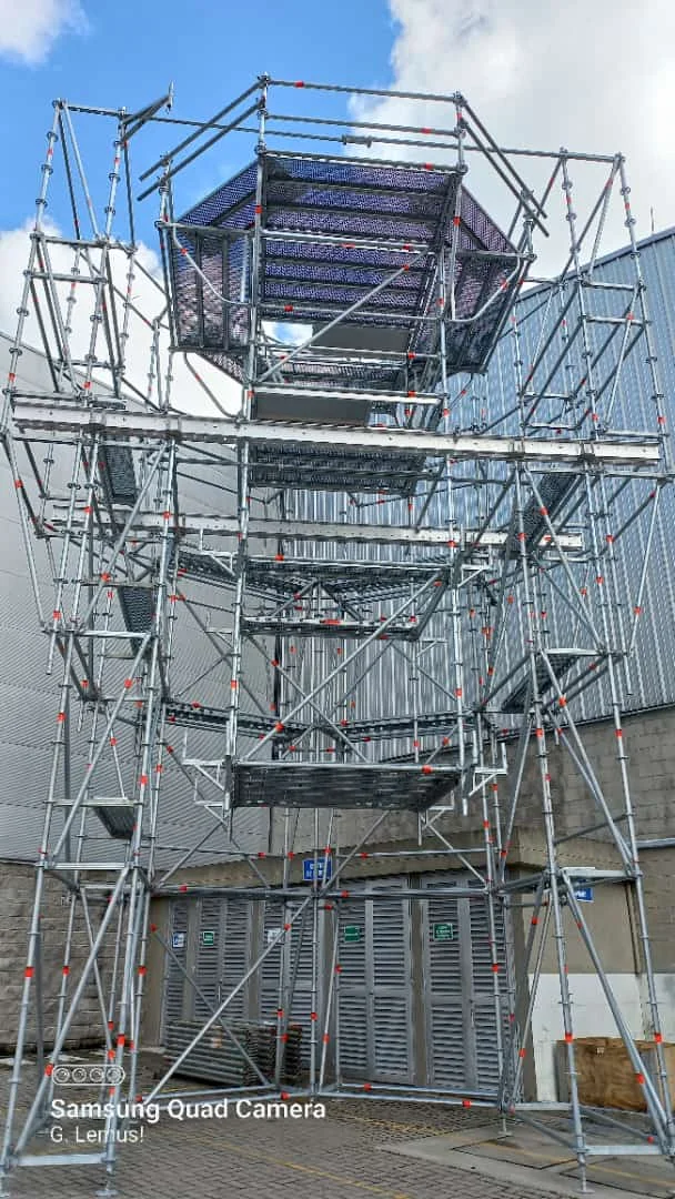 Professional Ringlock Aluminum Scaffold Construction All Round Layher Scaffolding System for Sale
