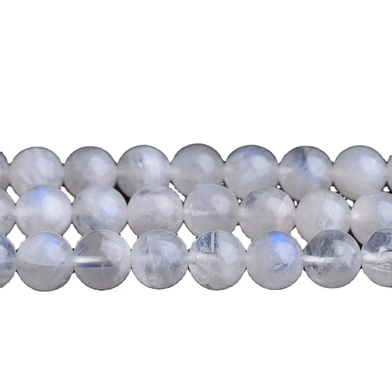 Натуральный Радужный Лунный Камень класса Aaaaa, бусины из Лабрадорита для изготовления браслетов
