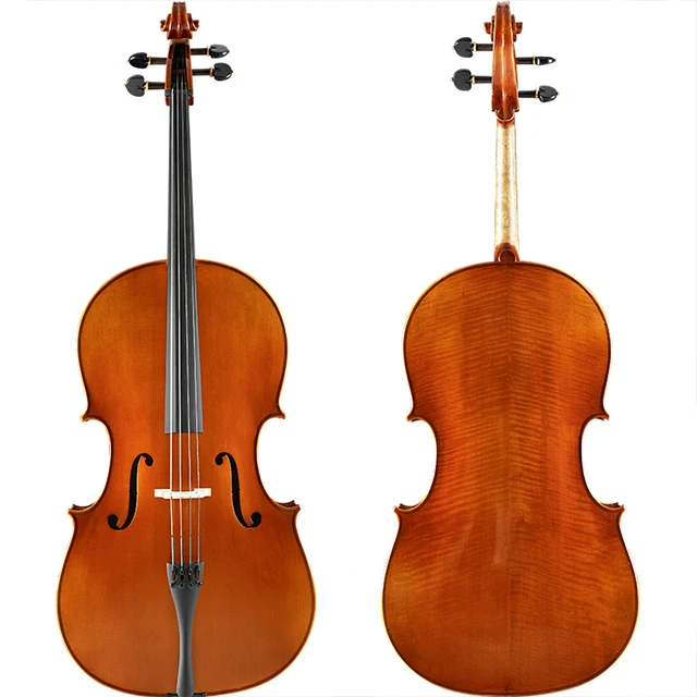 Профессиональное производство, дешевый масляный лак из эбенового дерева, акустическая топ из ели 4/4, цена ручной работы, виолончель 4/4