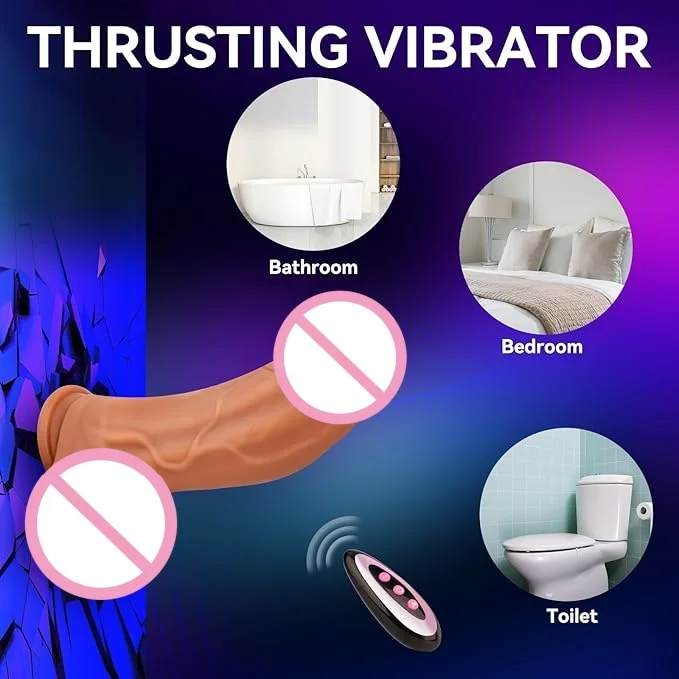 suction cup heated realistic vibrator anal stimulator thrust swing vibrating thick big dildos adult sensory sex toys for women