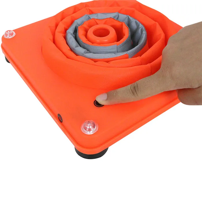 Emergency led road cones Road hazard construction safety warning light Foldable Rechargeable led light traffic road cones