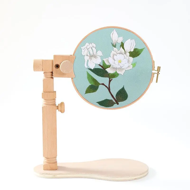 Adjustable Embroidery Stand Embroidery Hoop Stand Rotated Cross Stitch Hoop Holder for DIY Craft Sewing Frame Stand