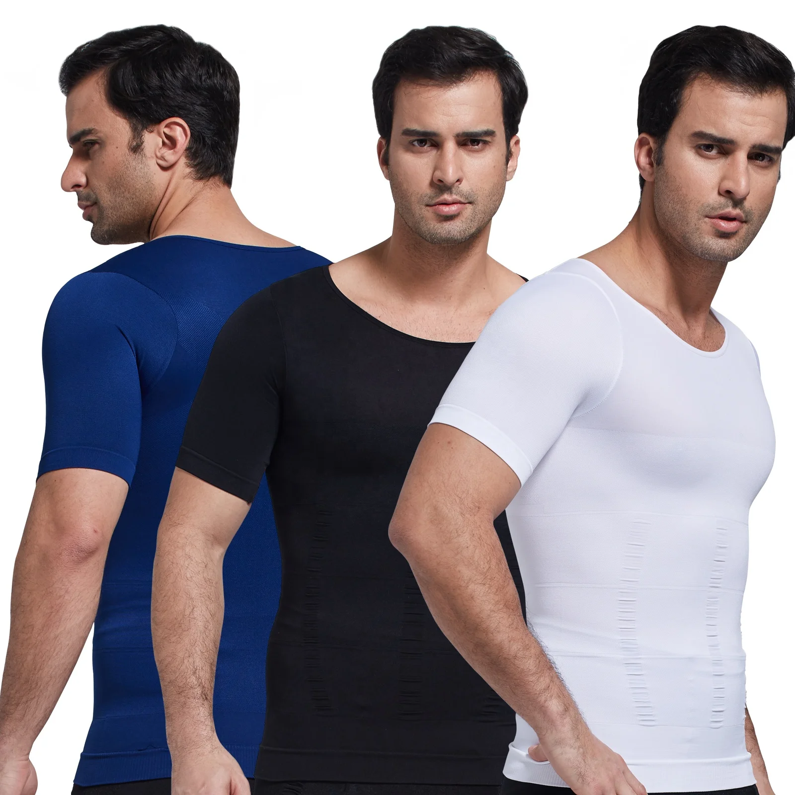 ZEROBODYS W064 Seamless Classic Firming Panels Compression Flat Tummy Men Waist Trainer Slim Shapewear