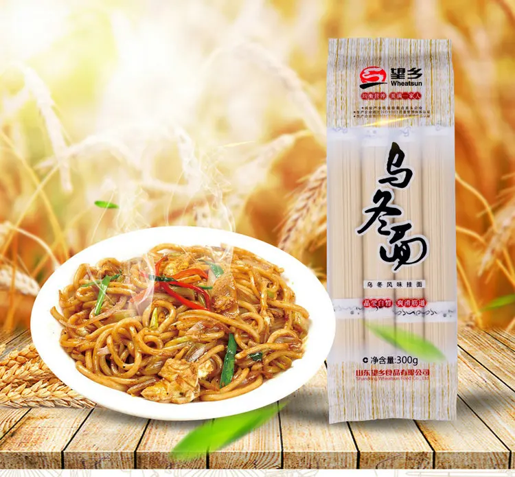 Udon non-fried instant noodles texture delicate soft waxy Q bullet selection of high quality gluten wheat flour
