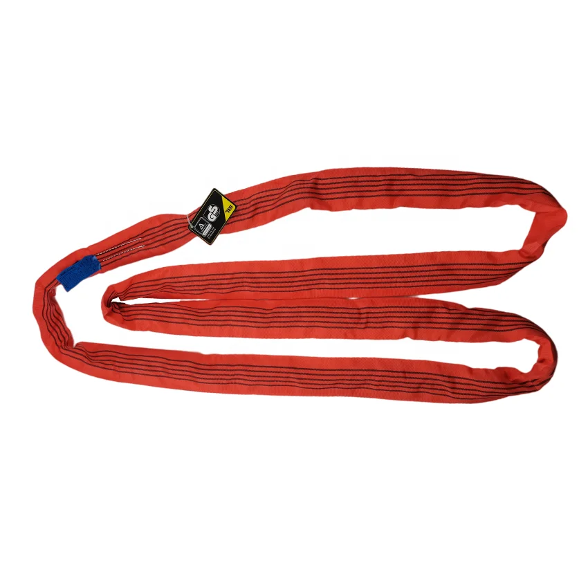 
heavy duty soft polyester 25ton 30 ton 50 ton endless rounds webbing sling parts round lifting textile sling/webbin 