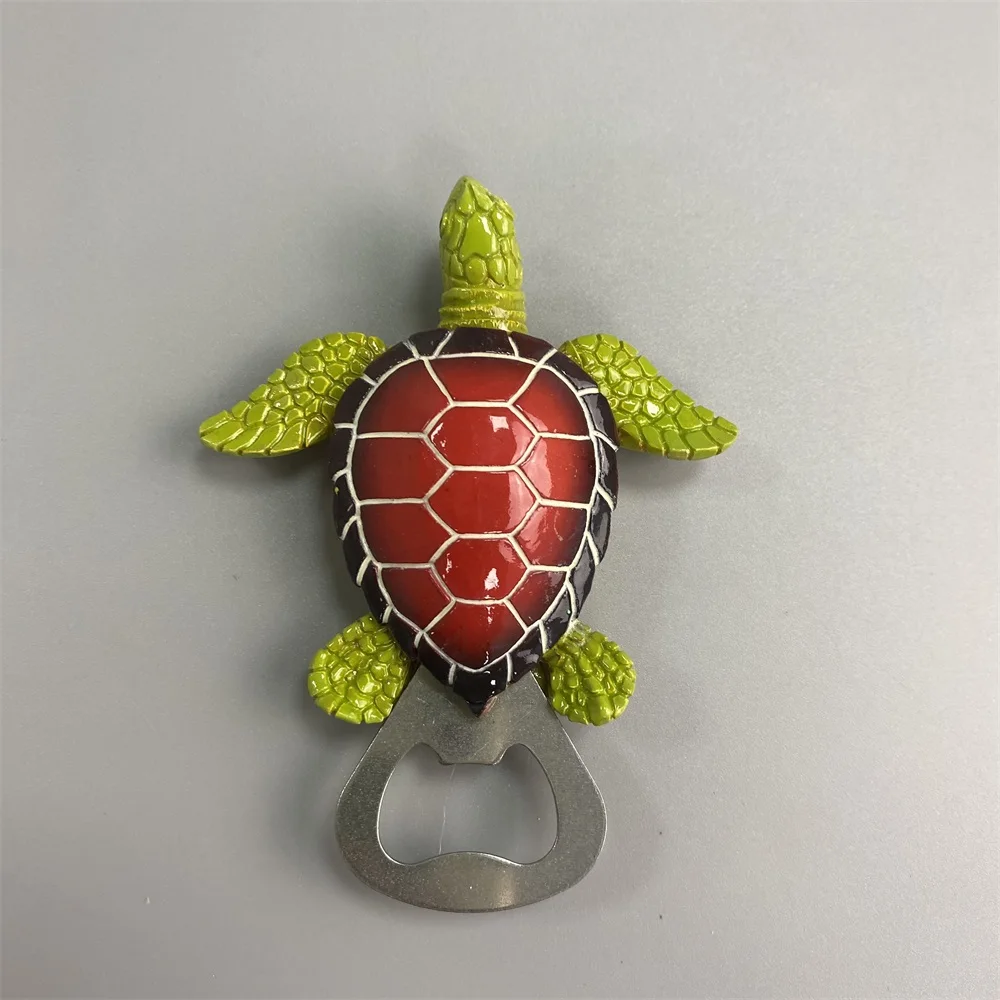 Wholesale Custom Turtle Refrigerator Sticker Bottle Opener Souvenir Decoration