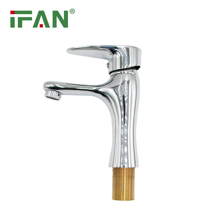IFAN Copper Gland 304 Wire Pointed Pipe Basin Faucet Jiujiu Ceramic Valve Core Basin Faucet