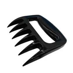 Amazon Hot Sale 4.5 Inch Black Easy Clean Heat Resistant Super Sharp  Plastic Meat Shredder Claws For Pulling Pork And Chicken