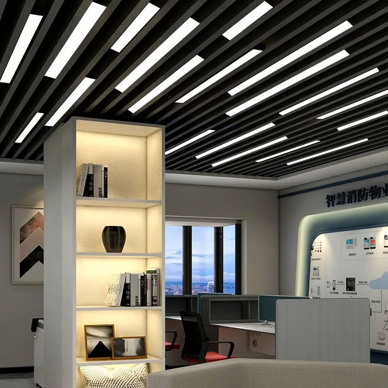 Commercial Lighting Aluminium recessed Led Linear Light 120cm 40w linear Pendant lamp