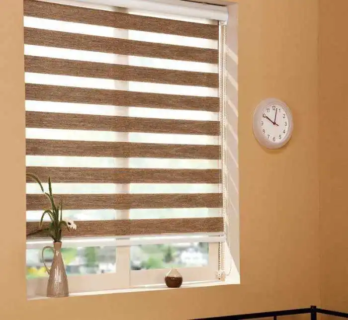 Моторизованные жалюзи KECO с дистанционным управлением зебры с аккумуляторным трубчатым мотором или умным глухим мотором tuya