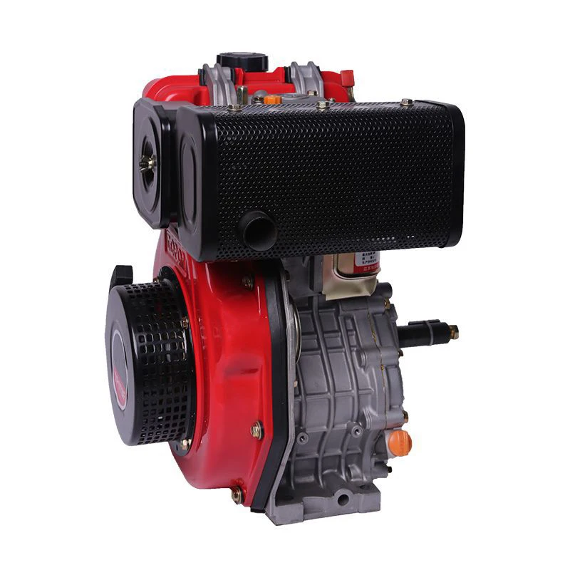 TP186F Максимальная мощность 9HP 4-тактный с прямым впрыском красный OEM дизельный двигатель воздушным охлаждением