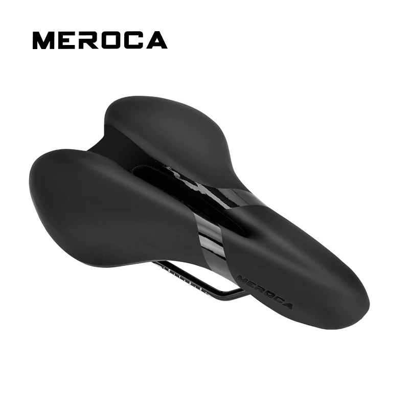 MEROCA Waterproof Breathable Bike Seats Silicone Sponge Super Soft Universal Bicycle Saddle