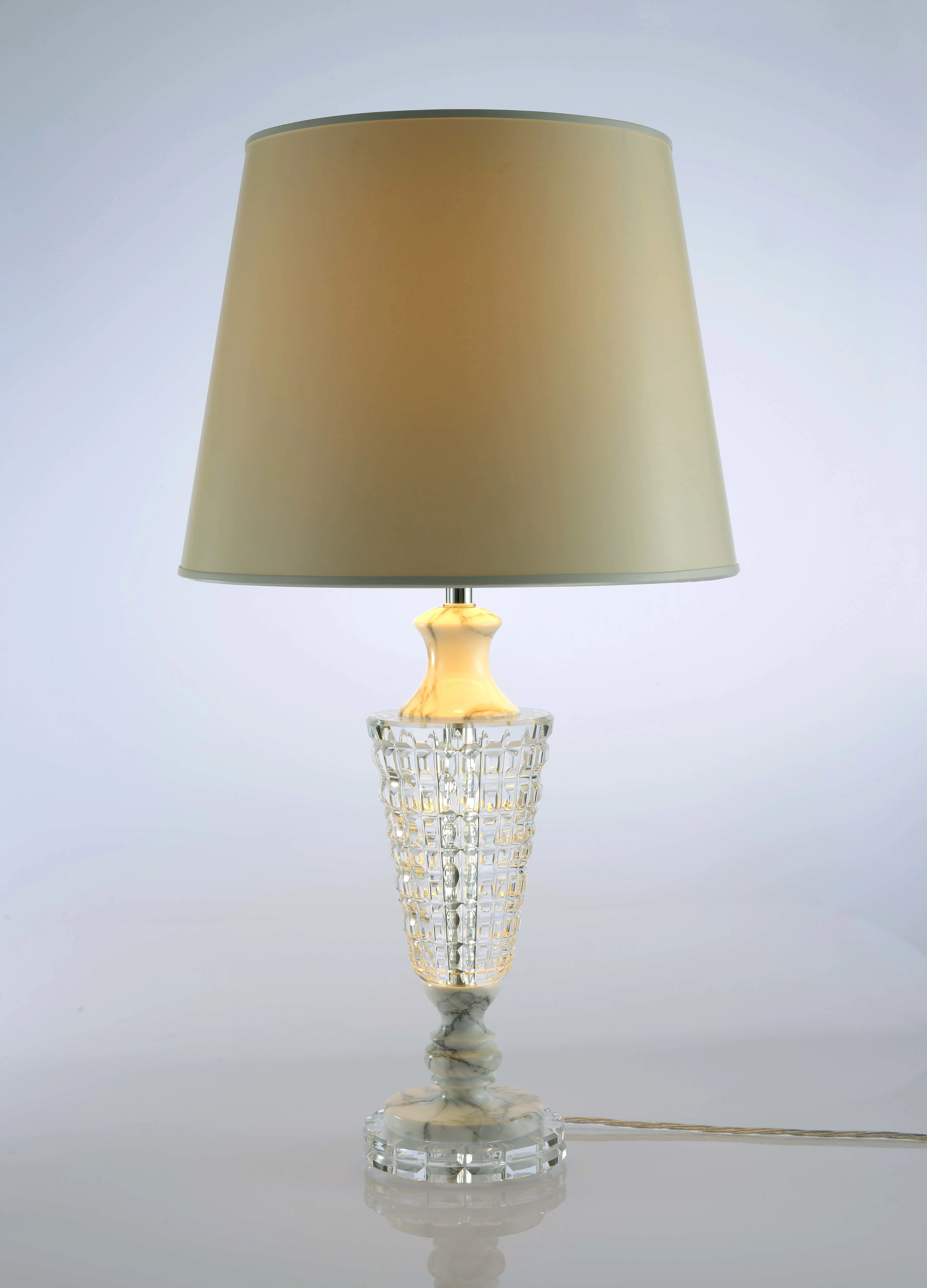  New design luxury clear Crystal lamp body baccarat crystal Table Lamp for home hotel