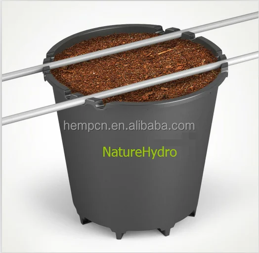 Durable long leg 25 Liter 30 liter plastic pots round blueberry pot