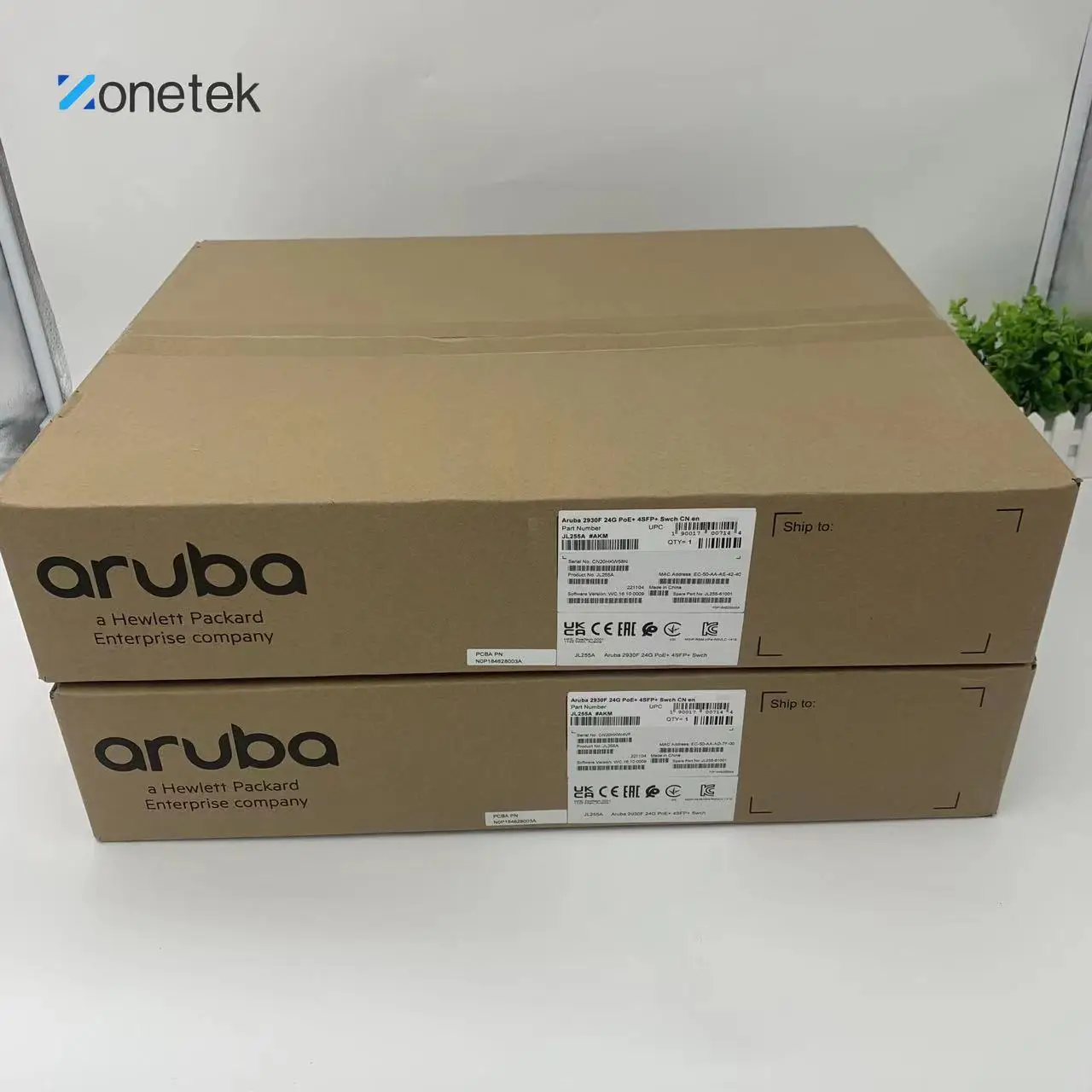 Оригинальный Промышленный Коммутатор Ethernet переключатель Аруба 2930F 48G Poe + 4SFP 740 Вт JL557A готов к отправке