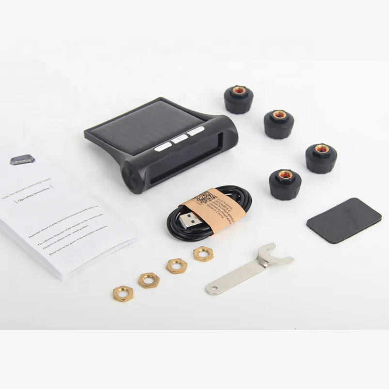 High And Bright Clear Color LCD Display Mini Monitor Tyre Pressure Alarm System TPMS