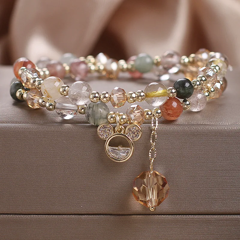 Hot Selling Fashion Jewelry Gold Silver Bracelet Girls Birthday Lover Gifts