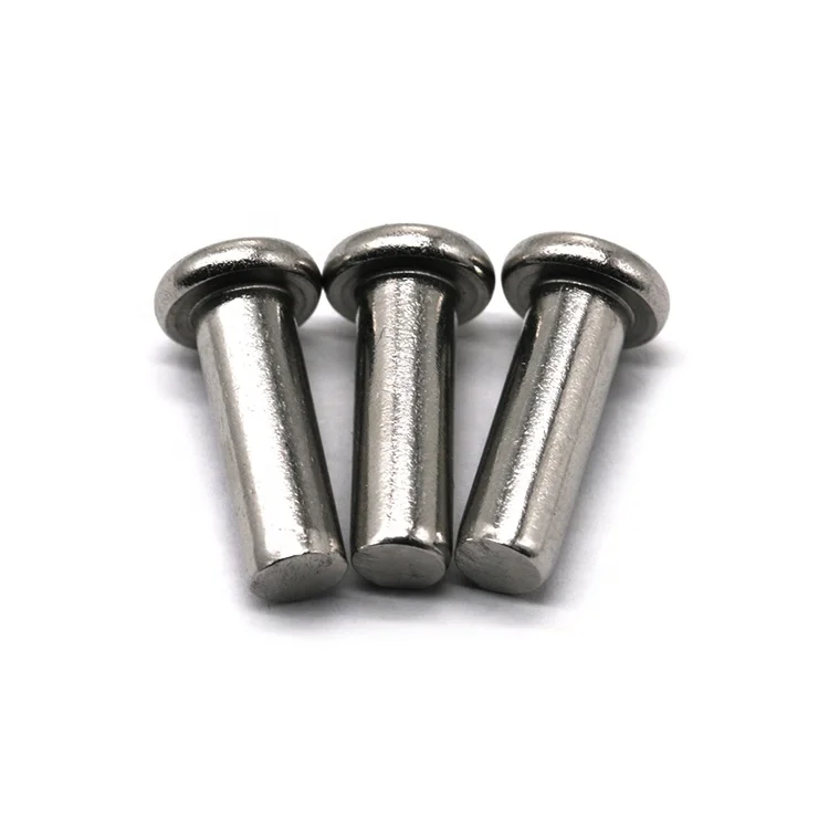 Factory Made Stainless Steel Solid Rivets Flat Head Solid Rivet