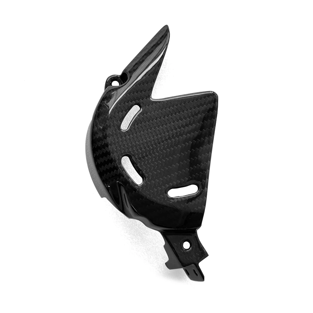Dry Carbon Motorcycle Modification Carbon Fiber Engine Chain Sprocket Cover Fairing Cowl for Ducati Panigale V4 V4S 2018-2020