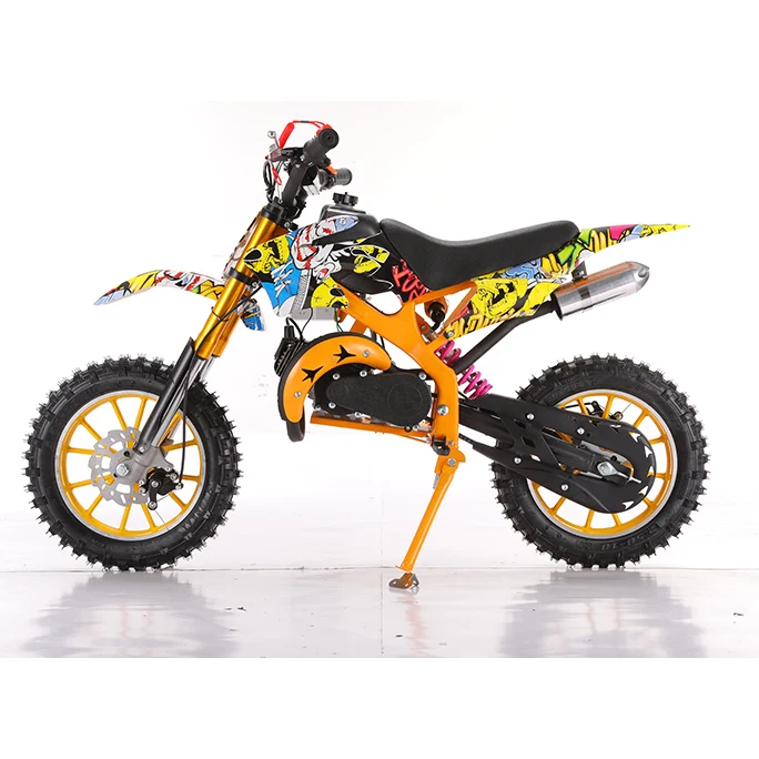Dirt bike 49cc 2 stroke mini motor, off road electric start motorcycle kids dirt bike 49cc for sale