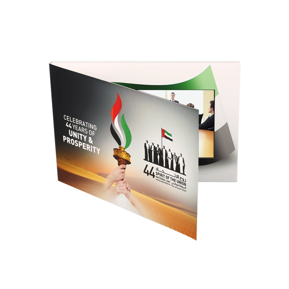 10 inch Handmade Hard Cover Wedding Invitation Cards for Greeting