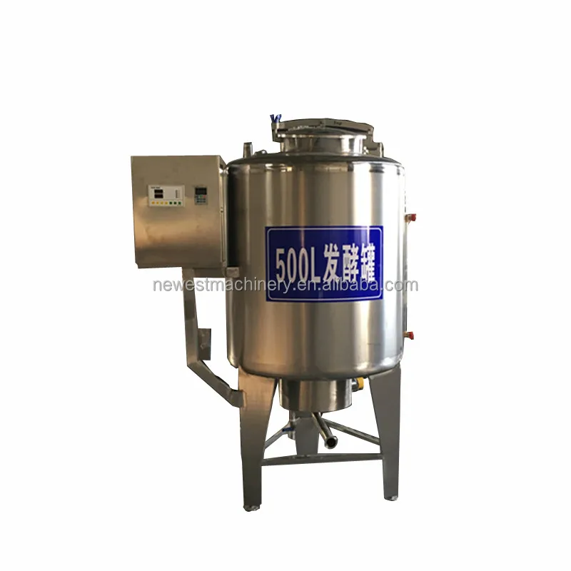 Stainless steel yogurt fermentation tank yoghurt fermenter industrial fermentation machine