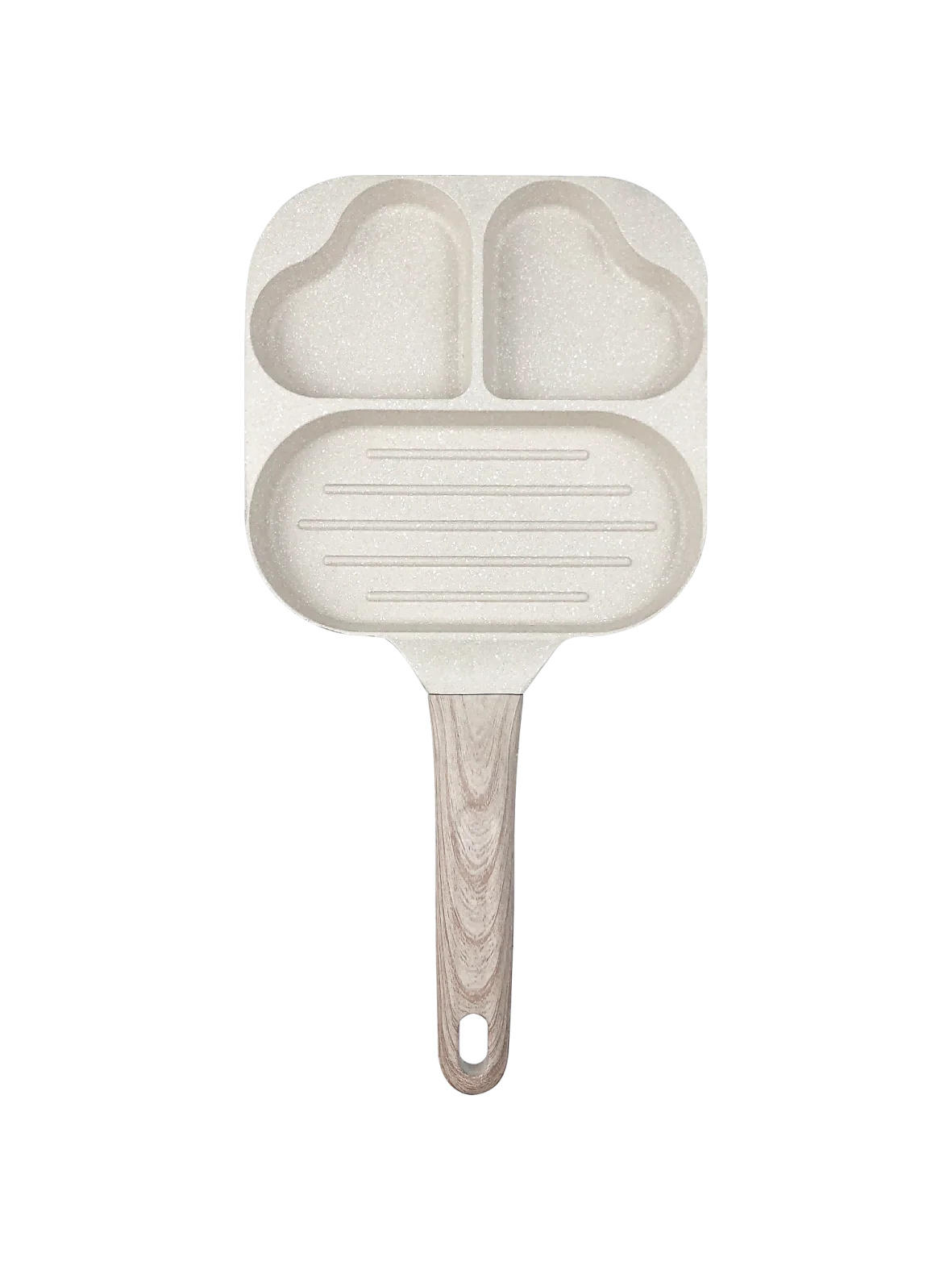 4-Hole Frying Pot Pan Thickened Omelet Pan Non-stick Pancake Steak Cooking Egg Ham Pans Breakfast Maker Cookware