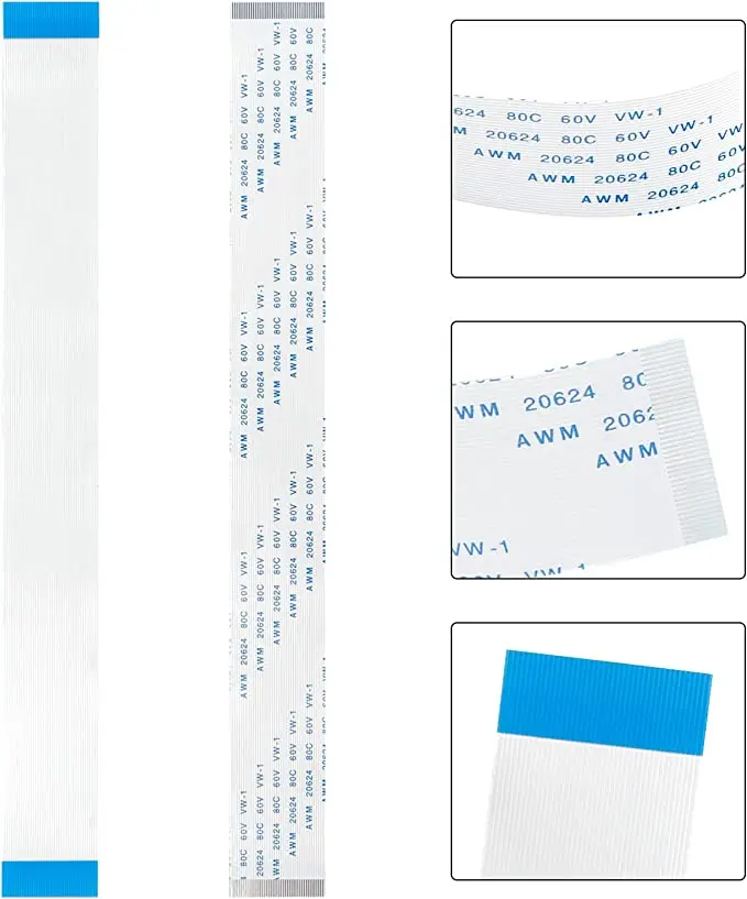 Customize FFC   A1 FFC-2/5 Packs Flex cable FFC FPC Cable LCD display Flexible Flat Ribbon Cable