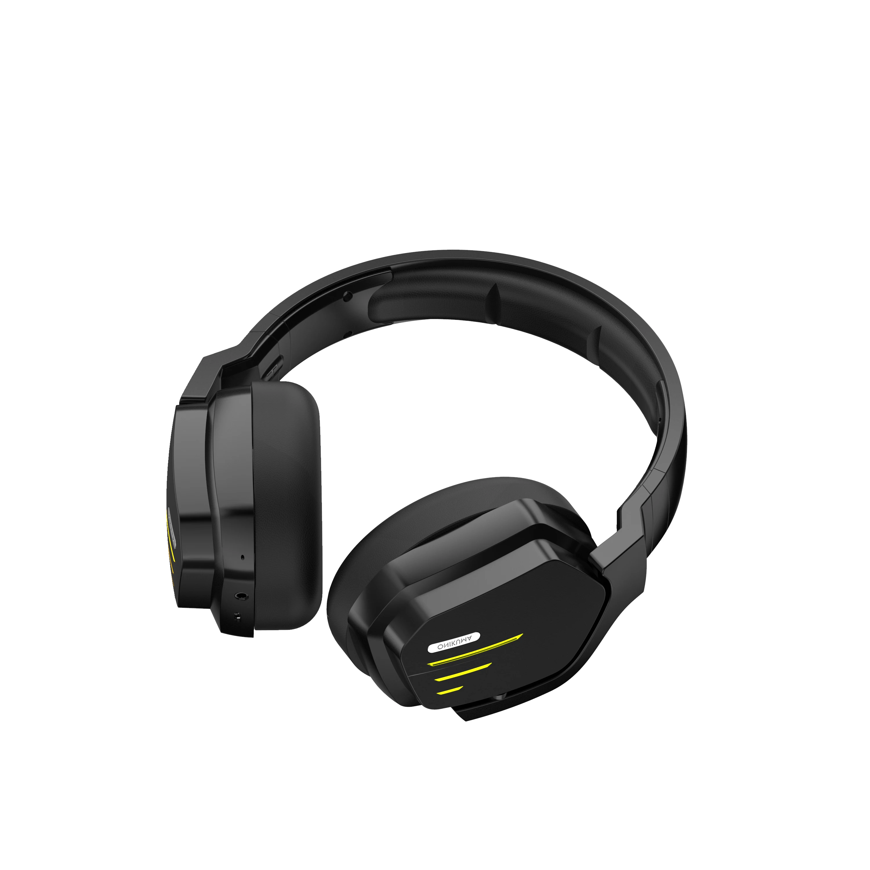 Onikuma B60 High Quality Comfortable Wearing Noise Cancellation Wireless Headphones Blue tooth Headset with LED