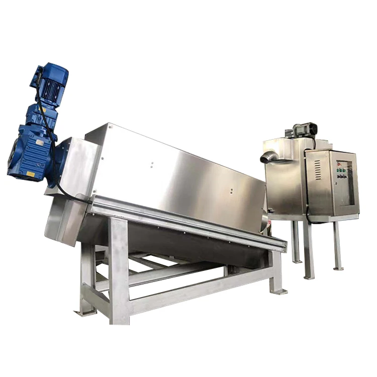 sludge dewatering machine screw press