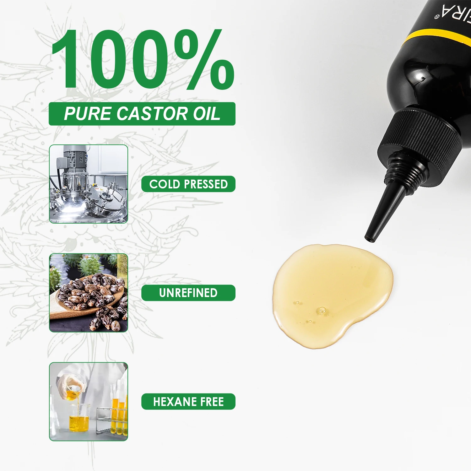 Cheap Price Castor Oil For Hair Growth Oil For Black Women Private Label Treatment Regrowth Hair Care Products Castor Oil