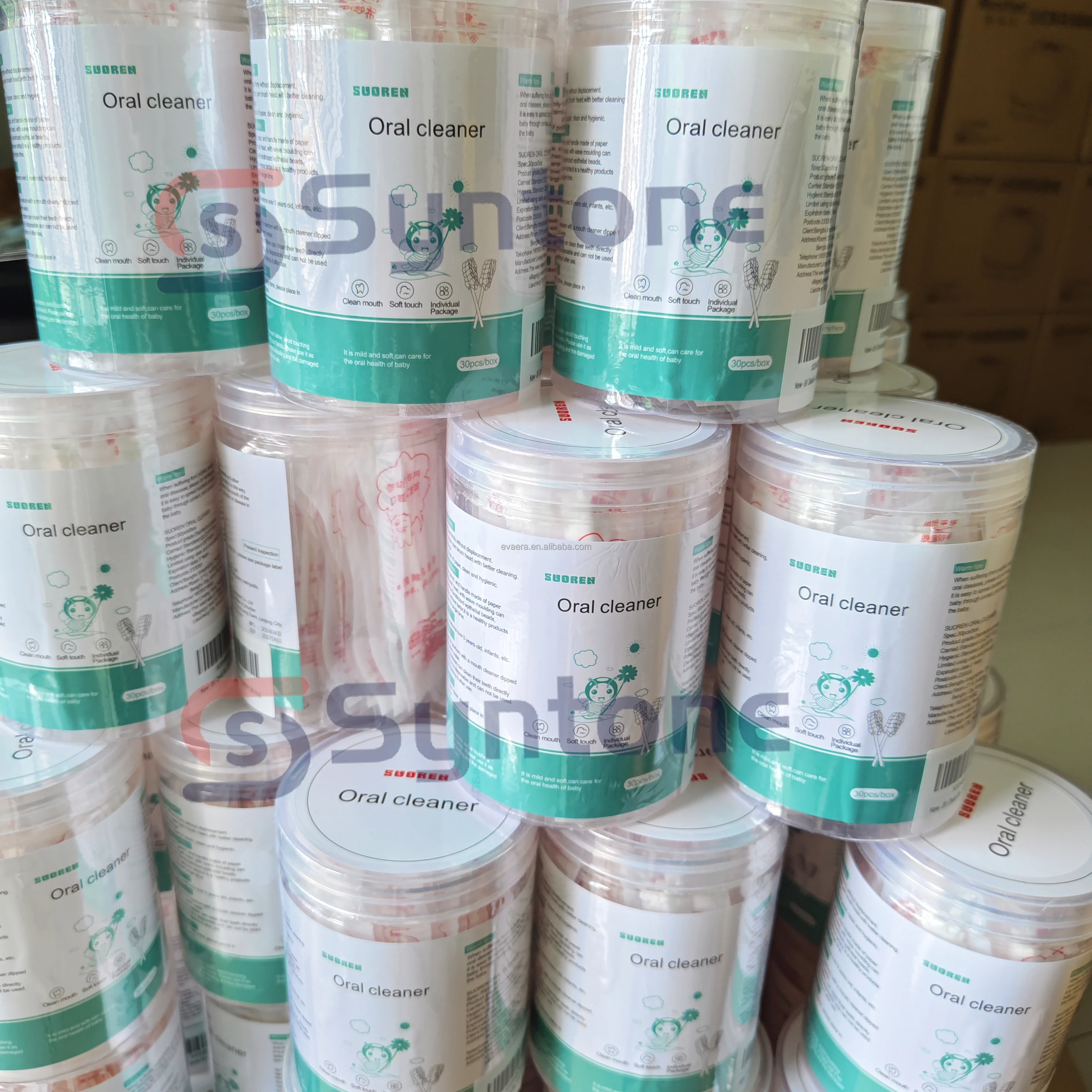 Baby Tongue Cleaner Disposable Infant Oral Cleaner Soft Gauze Baby Mouth Cleaner Newborn for Tooth Mouth Gum Dental Care