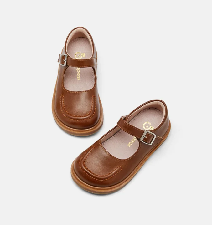 Girls Elegant Mary Jane Shoes Dress Flats Oxford School Uniform Shoes for Kids