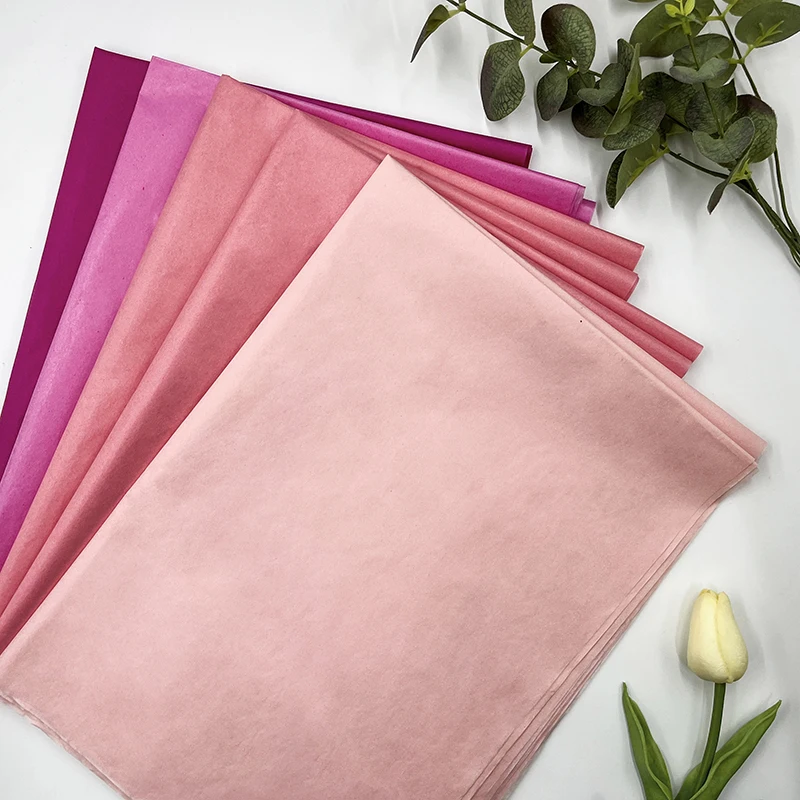 Custom eco friendly One Side clothes wrapping paper 14g color green gift paper wrapping packaging wrap paper for cloth