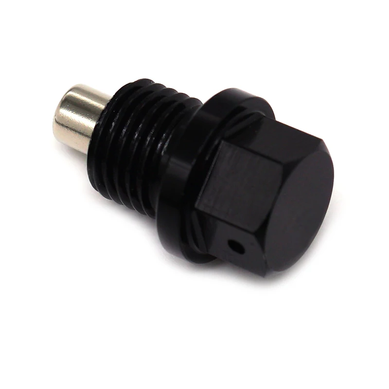 Customized Fasteners Anodized Black M14*1.5 Magnetic Oil Pan Drain Bolt One Bolt comes with One O Shaped Ring