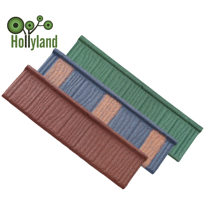 Best Quality 150g  Aluzinc Galvalume Stone Coated Steel Roofing Tile for Middle East Oman