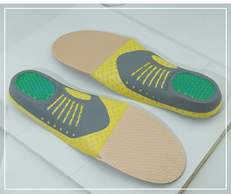 Comfortable and breathable high quality sports arch support insole EVA insole flat foot correction insole