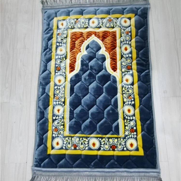 Luxury arabic  soft thick islam mini  kids baby prayer mat