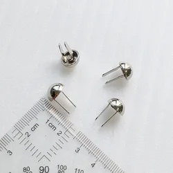 Belt Accessories Metal Mushroom Half Round Shapes Belt Rivet Claw Studs Nail for Leather Garment Wallet