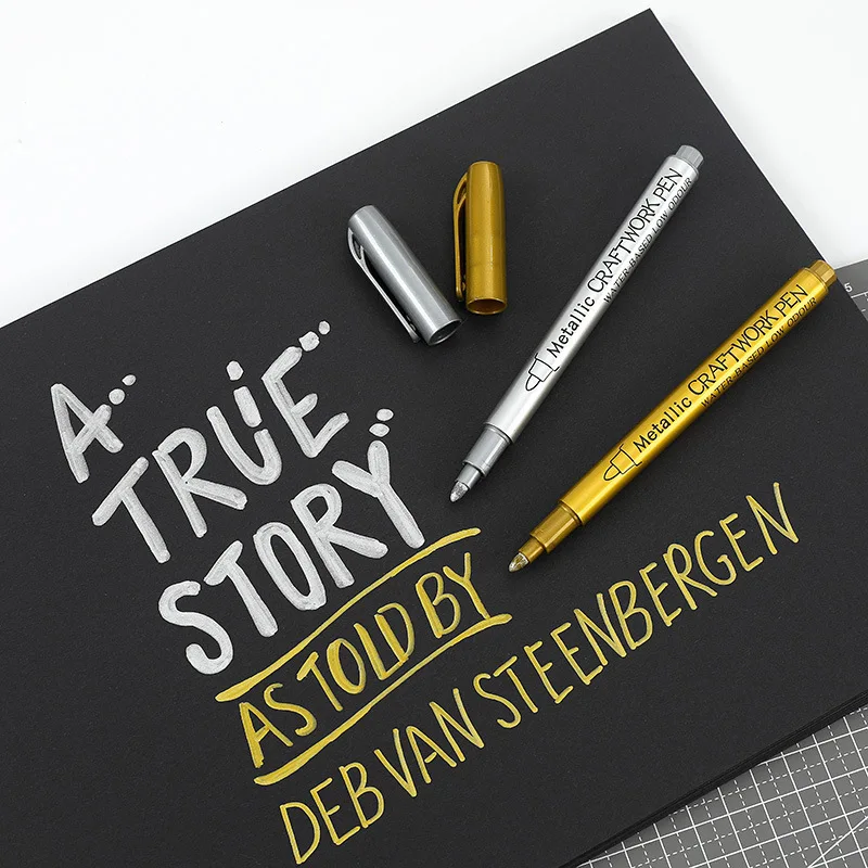 Creative Metal Paint Pen Painting Graffiti Pen Hand Account Marker Pens