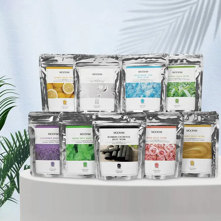 Wholesale hot selling SPA Peel Off Rose Beauty Face Masks Skincare Collagen Hydro Jelly Powder Facial Mask