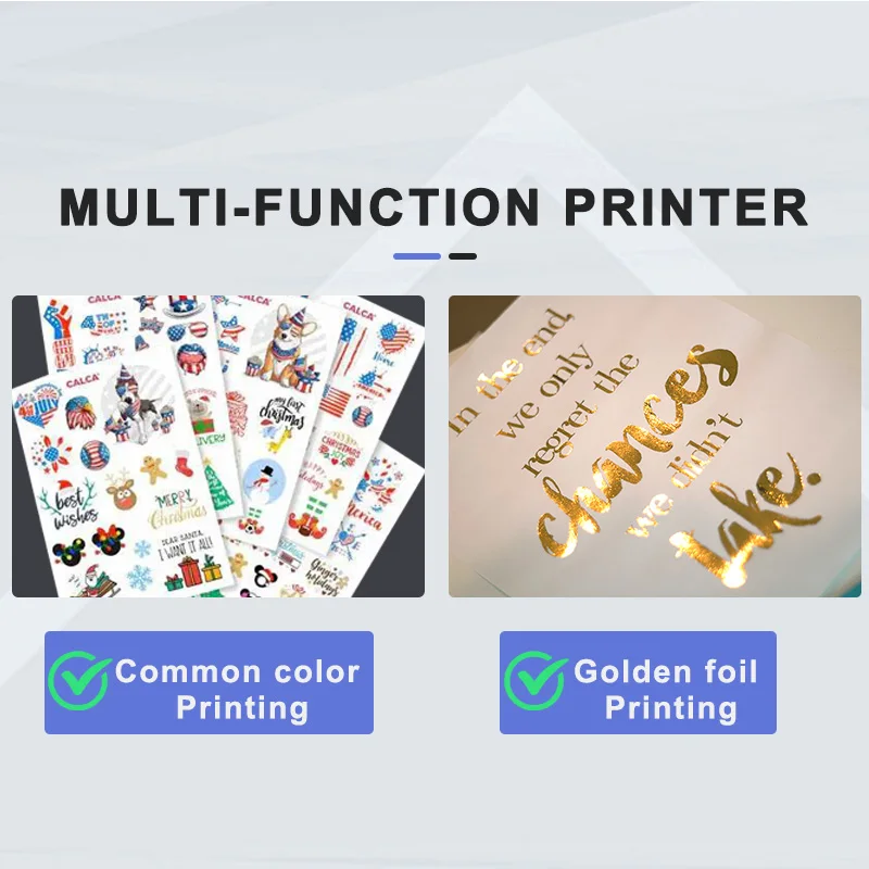 Kingjet popular automatic a3 uv printer machine uv dtf print printer uv dtf film all in one for sticker label