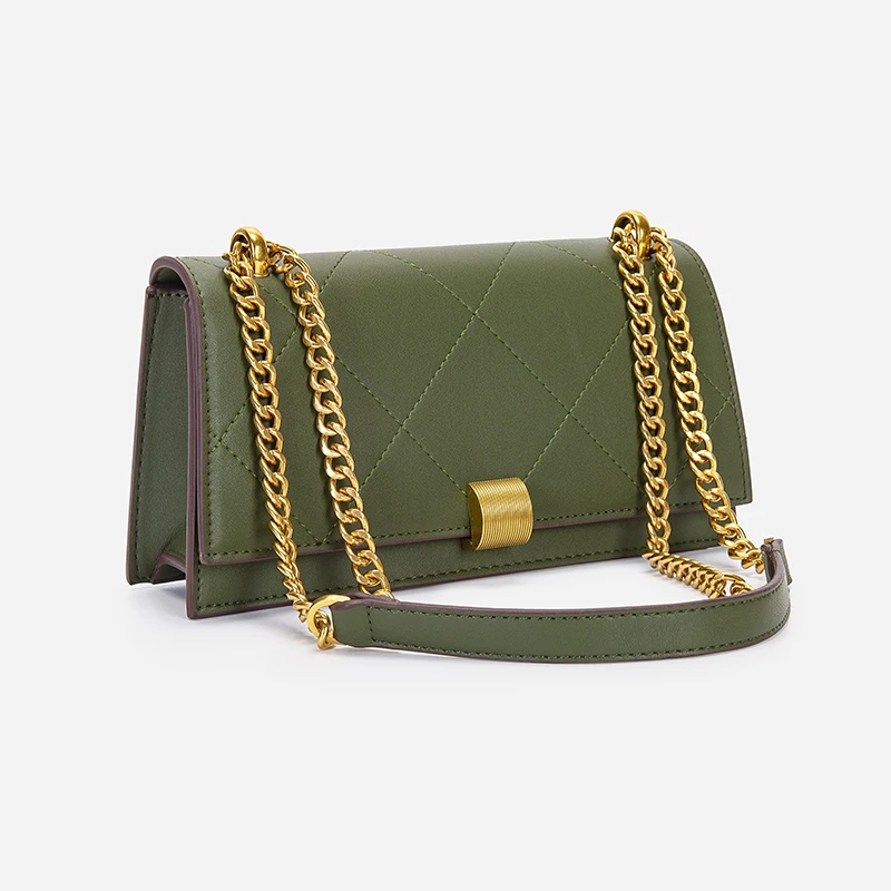 Factory new design luxury sling bag for women pu leather luxury messenger bag custom medium handbags women