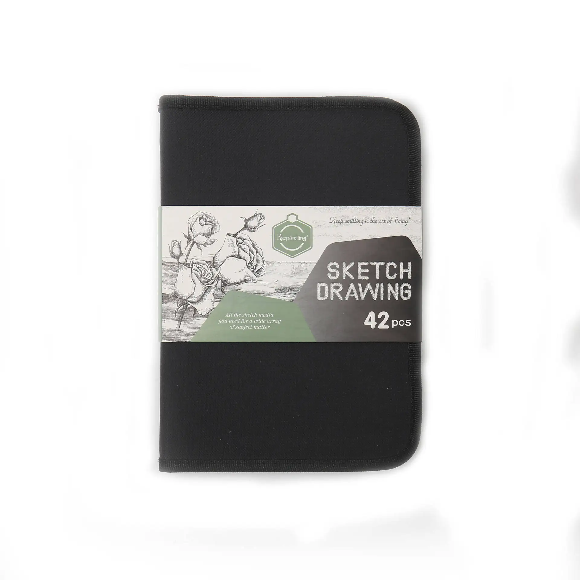 Bview Art Manufacturers Wholesale Portable 42 Graphite Sketch Pencils Art Supplies Sketch Art Set