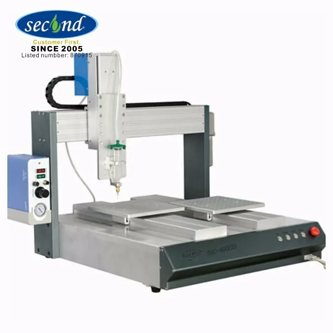 LCD Bonding 3Draw back vlaves and 2Y axis Desktop Automatic Doming sticker Dispensing Robot Machine SEC-540EDY