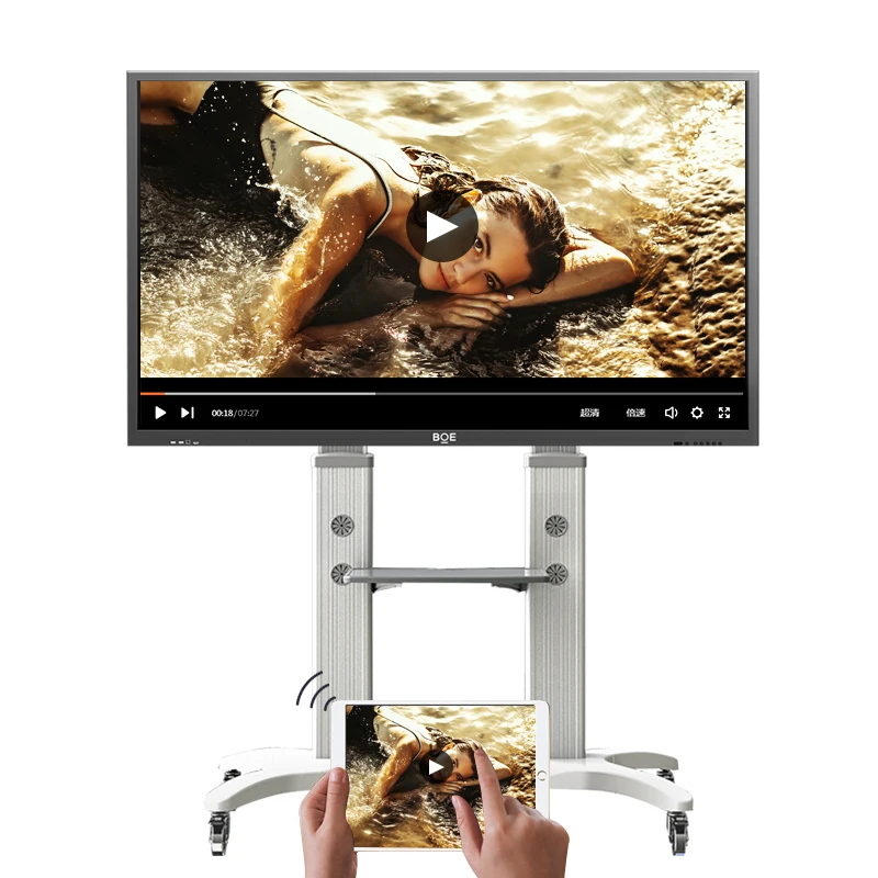 Бо Новаэт светодиодный 4K дисплей Интерактивная плоская панель Крышка светодиодная умная цифровая доска сенсорный экран используется телевизор 55 дюймов Tecno