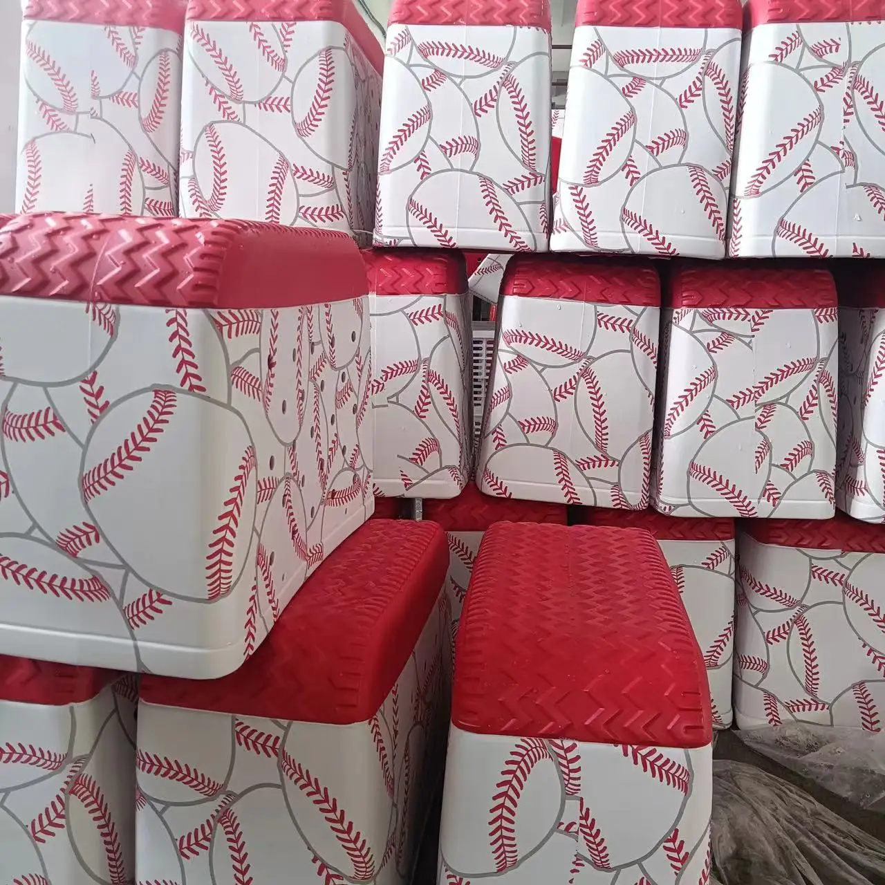 wholesale customize baseball printing boggs bag simply southern eva silicone waterproof rubber beach baseball handbag bogg bag