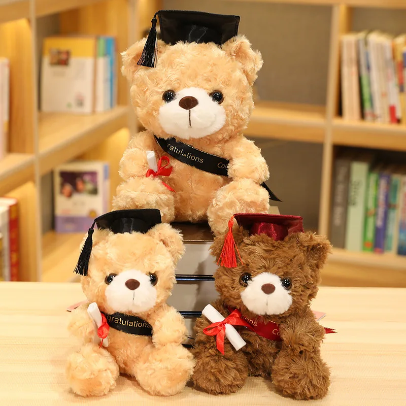 Stuffed & plush toy animal small teddy bear graduation bear teddy plush teddy bear